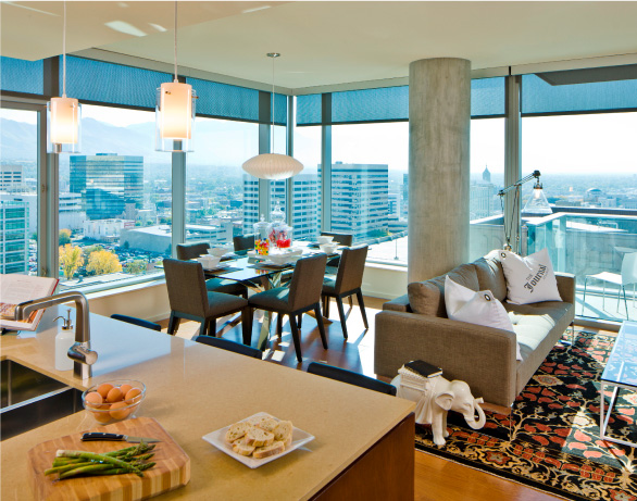 The Regent High Rise Condo Salt Lake Interiors