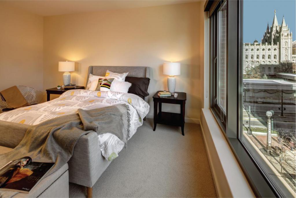 Richards Court Luxury Condo Salt Lake Bedrooms